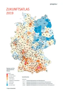 Prognos Zukunftsatlas 2019: Schlechte Zukunftschancen im Osten, Gute Zukunftschancen in Süden