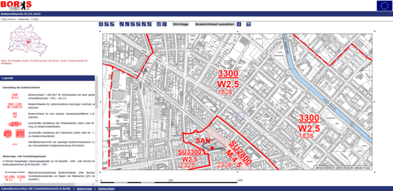 Anleitung Zur Kostenlosen Ermittlung Der Bodenrichtwerte Für Berlin (in ...
