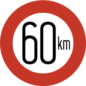 Schild mit Zahl 60 um zu verdeutlichen, dass 60% des Hausgeld nicht umlagefähige Nebenkosten sind die über die Nettokaltmiete verdient werden müssen.
