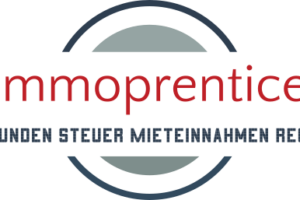 Logo des Immoprentice Mieteinnahmen Versteuern Rechner. Ein kostenloser Online-Rechner, mit dem du schnell und einfach sehen kannst, wie hoch die Steuern auf deine Mieteinnahmen voraussichtlich sein werden. Mit diesem Rechner kannst du berechnen, wie viel dir netto nach Steuern von deinen Mieteinnahmen noch übrig bleibt.